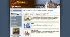 Desktop Screenshot of budapest.hotelhungary.com
