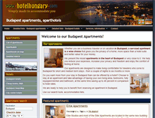 Tablet Screenshot of budapest-apartments.hotelhungary.com