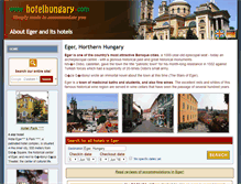 Tablet Screenshot of eger.hotelhungary.com